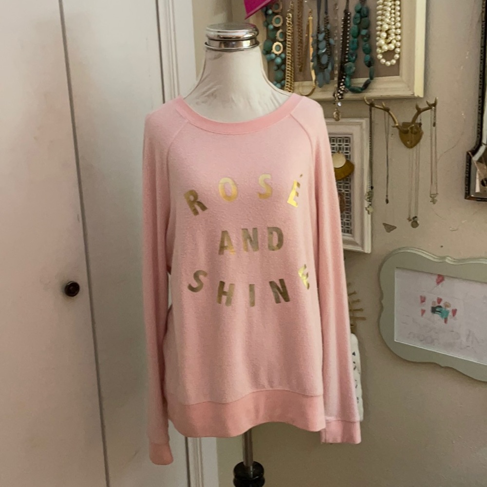 Grayson Threads Pink Rosé and Shine Sweatshirt